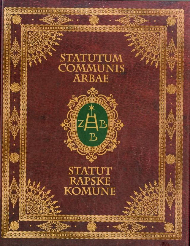 Statut rapske komune iz 14. stoljeća, Statutum Communis Arbae