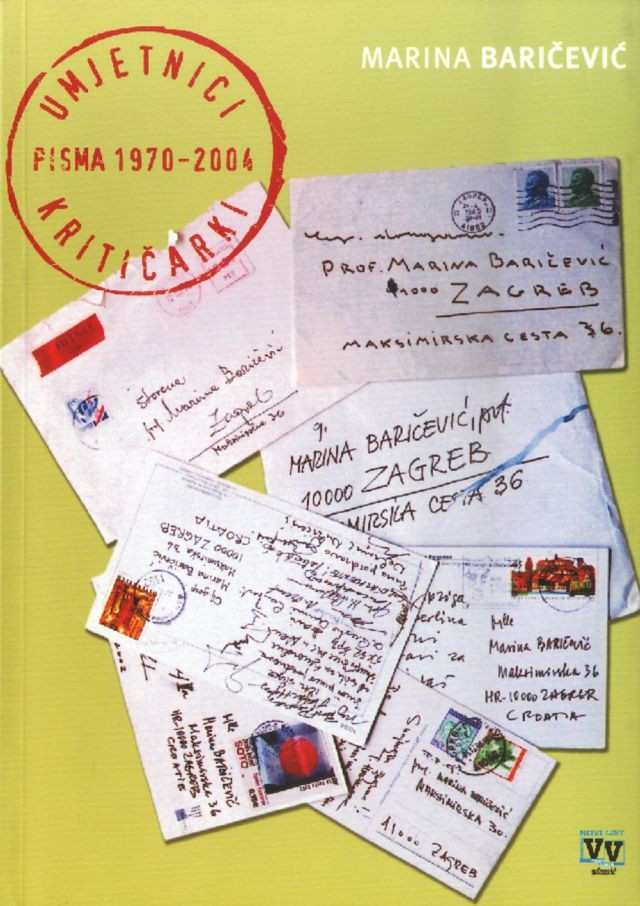 Marina Baničević: Umjetnici kritičarki - pisma 1970.-2004. RASPRODANO